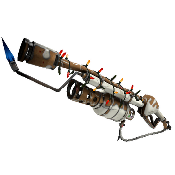 Unusual Festivized Gingerbread Winner Flame Thrower (Field-Tested)
