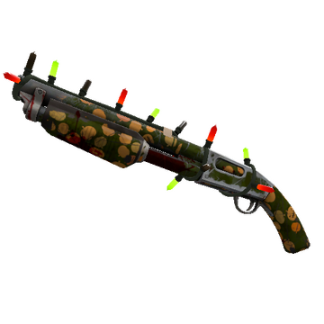 Unusual Festivized Gourdy Green Shotgun (Battle Scarred)