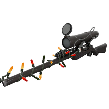 Unusual Festivized Graphite Gripped Sniper Rifle (Field-Tested)
