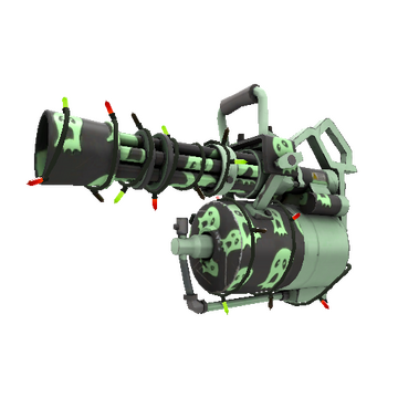 Unusual Festivized Haunted Ghosts Minigun (Minimal Wear)