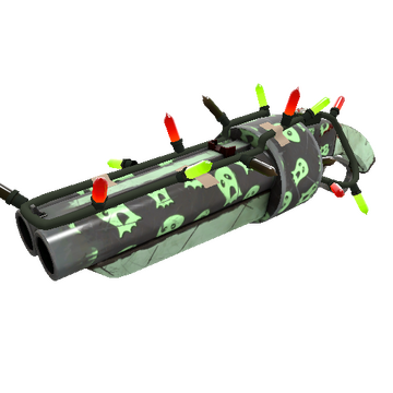 Unusual Festivized Haunted Ghosts Scattergun (Well-Worn)