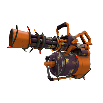 Unusual Festivized Horror Holiday Minigun (Minimal Wear)