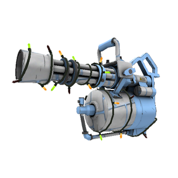 Unusual Festivized Igloo Minigun (Minimal Wear)