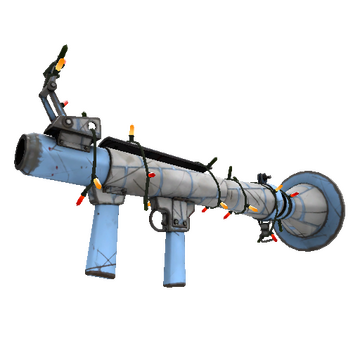 Unusual Festivized Igloo Rocket Launcher (Well-Worn)