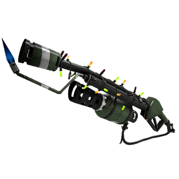 Unusual Festivized Killstreak Bomber Soul Flame Thrower (Minimal Wear)