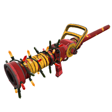 Unusual Festivized Killstreak Gift Wrapped Medi Gun (Field-Tested)