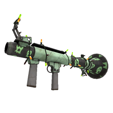 Unusual Festivized Killstreak Haunted Ghosts Rocket Launcher (Well-Worn)