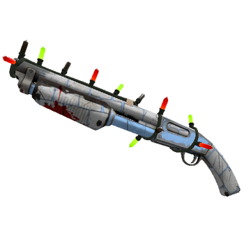 Unusual Festivized Killstreak Igloo Shotgun (Well-Worn)