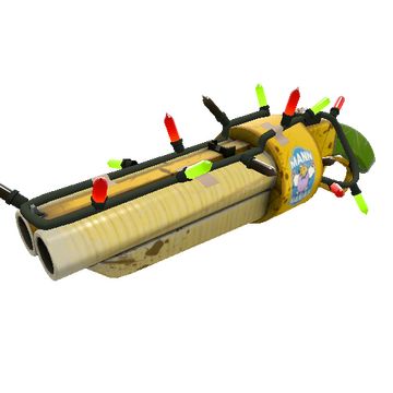 Unusual Festivized Killstreak Mannana Peeled Scattergun (Field-Tested)