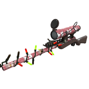 Unusual Festivized Killstreak Polar Surprise Sniper Rifle (Minimal Wear)