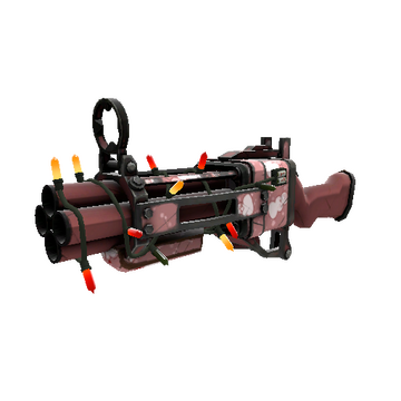 Unusual Festivized Killstreak Seriously Snowed Iron Bomber (Field-Tested)