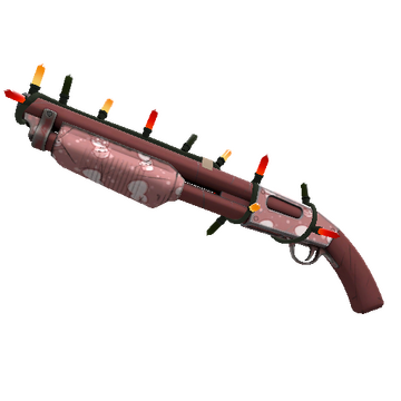Unusual Festivized Killstreak Seriously Snowed Shotgun (Minimal Wear)