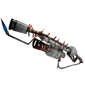 Unusual Festivized Killstreak Snow Covered Flame Thrower (Field-Tested)