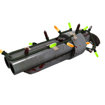 Unusual Festivized Killstreak Steel Brushed Scattergun (Battle Scarred)