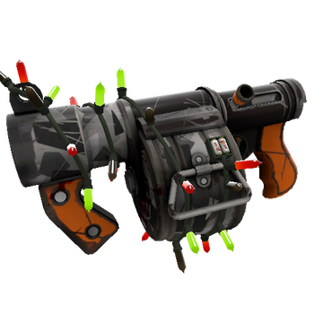 Unusual Festivized Killstreak Sudden Flurry Stickybomb Launcher (Well-Worn)
