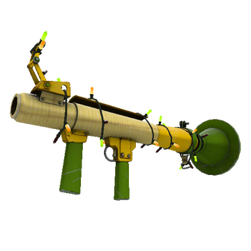 Unusual Festivized Mannana Peeled Rocket Launcher (Minimal Wear)