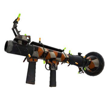 Unusual Festivized Merc Stained Rocket Launcher (Well-Worn)