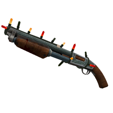Unusual Festivized Pacific Peacemaker Shotgun (Well-Worn)