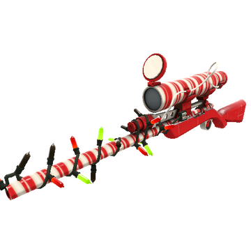 Unusual Festivized Peppermint Swirl Sniper Rifle (Factory New)