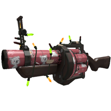 Unusual Festivized Polar Surprise Grenade Launcher (Field-Tested)