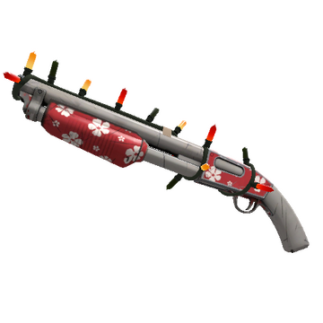 Unusual Festivized Professional Killstreak Bloom Buffed Shotgun (Field-Tested)