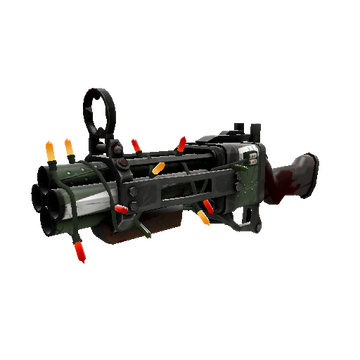 Unusual Festivized Professional Killstreak Bomber Soul Iron Bomber (Battle Scarred)