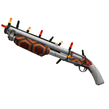 Unusual Festivized Professional Killstreak Cabin Fevered Shotgun (Field-Tested)