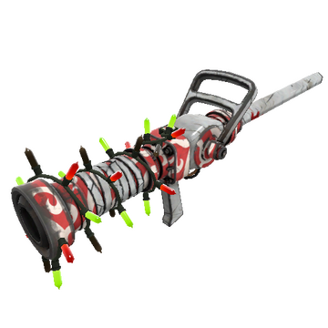 Unusual Festivized Professional Killstreak Frost Ornamented Medi Gun (Well-Worn)