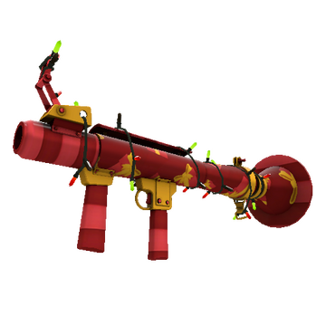 Unusual Festivized Professional Killstreak Gift Wrapped Rocket Launcher (Factory New)