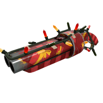 Unusual Festivized Professional Killstreak Gift Wrapped Scattergun (Well-Worn)