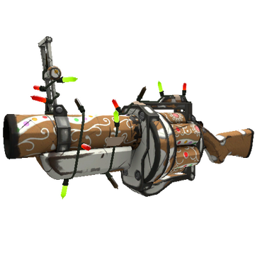 Unusual Festivized Professional Killstreak Gingerbread Winner Grenade Launcher (Field-Tested)