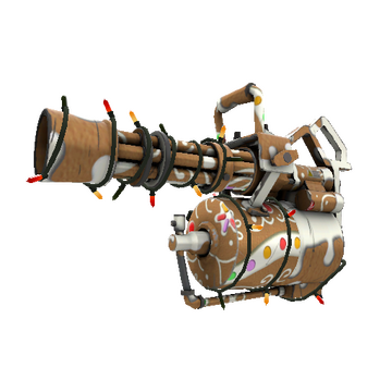 Unusual Festivized Professional Killstreak Gingerbread Winner Minigun (Minimal Wear)