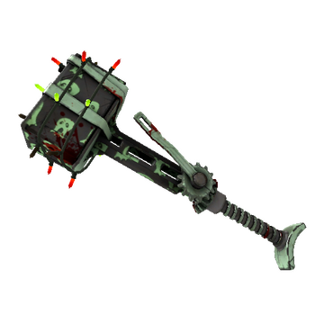 Unusual Festivized Professional Killstreak Haunted Ghosts Powerjack (Battle Scarred)