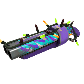 Unusual Festivized Professional Killstreak Jazzy Scattergun (Well-Worn)