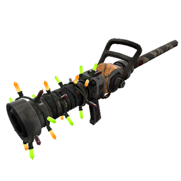 Unusual Festivized Professional Killstreak Masked Mender Medi Gun (Battle Scarred)