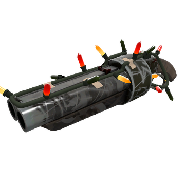 Unusual Festivized Professional Killstreak Night Terror Scattergun (Well-Worn)