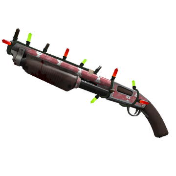 Unusual Festivized Professional Killstreak Polar Surprise Shotgun (Well-Worn)