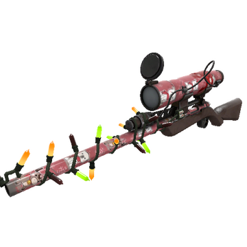 Unusual Festivized Professional Killstreak Polar Surprise Sniper Rifle (Well-Worn)