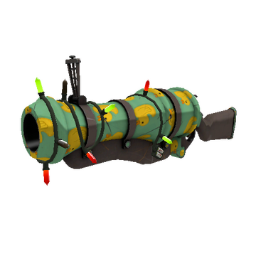 Unusual Festivized Professional Killstreak Quack Canvassed Loose Cannon (Minimal Wear)