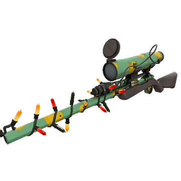 Unusual Festivized Professional Killstreak Quack Canvassed Sniper Rifle (Minimal Wear)