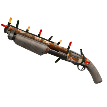 Unusual Festivized Professional Killstreak Sarsaparilla Sprayed Shotgun (Field-Tested)