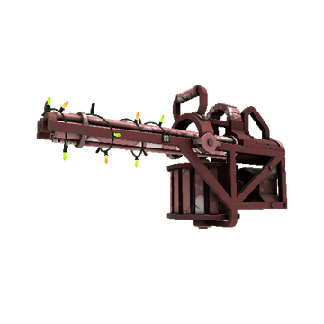 Unusual Festivized Professional Killstreak Seriously Snowed Brass Beast (Minimal Wear)