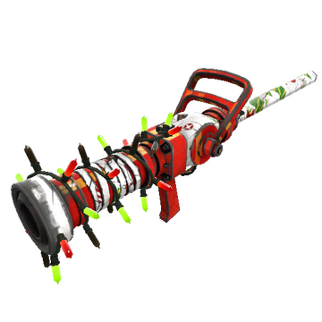 Unusual Festivized Professional Killstreak Snow Globalization Medi Gun (Well-Worn)