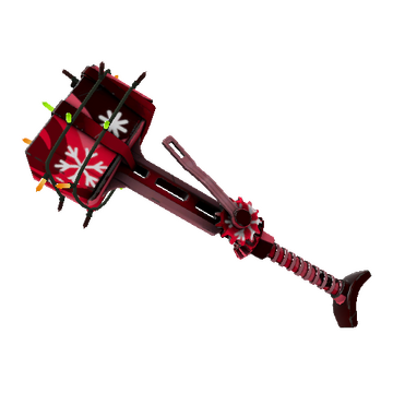Unusual Festivized Professional Killstreak Snowflake Swirled Powerjack (Minimal Wear)