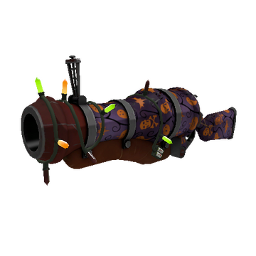 Unusual Festivized Professional Killstreak Spirit of Halloween Loose Cannon (Well-Worn)