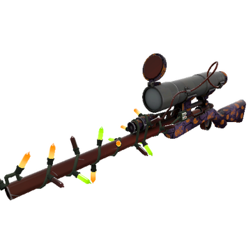 Unusual Festivized Professional Killstreak Spirit of Halloween Sniper Rifle (Minimal Wear)