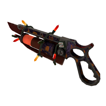 Unusual Festivized Professional Killstreak Spirit of Halloween Ubersaw (Well-Worn)