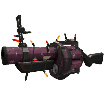 Unusual Festivized Professional Killstreak Star Crossed Grenade Launcher (Field-Tested)