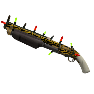 Unusual Festivized Professional Killstreak Tiger Buffed Shotgun (Minimal Wear)
