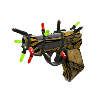 Unusual Festivized Professional Killstreak Tiger Buffed Winger (Field-Tested)